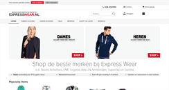 Desktop Screenshot of expresswear.nl